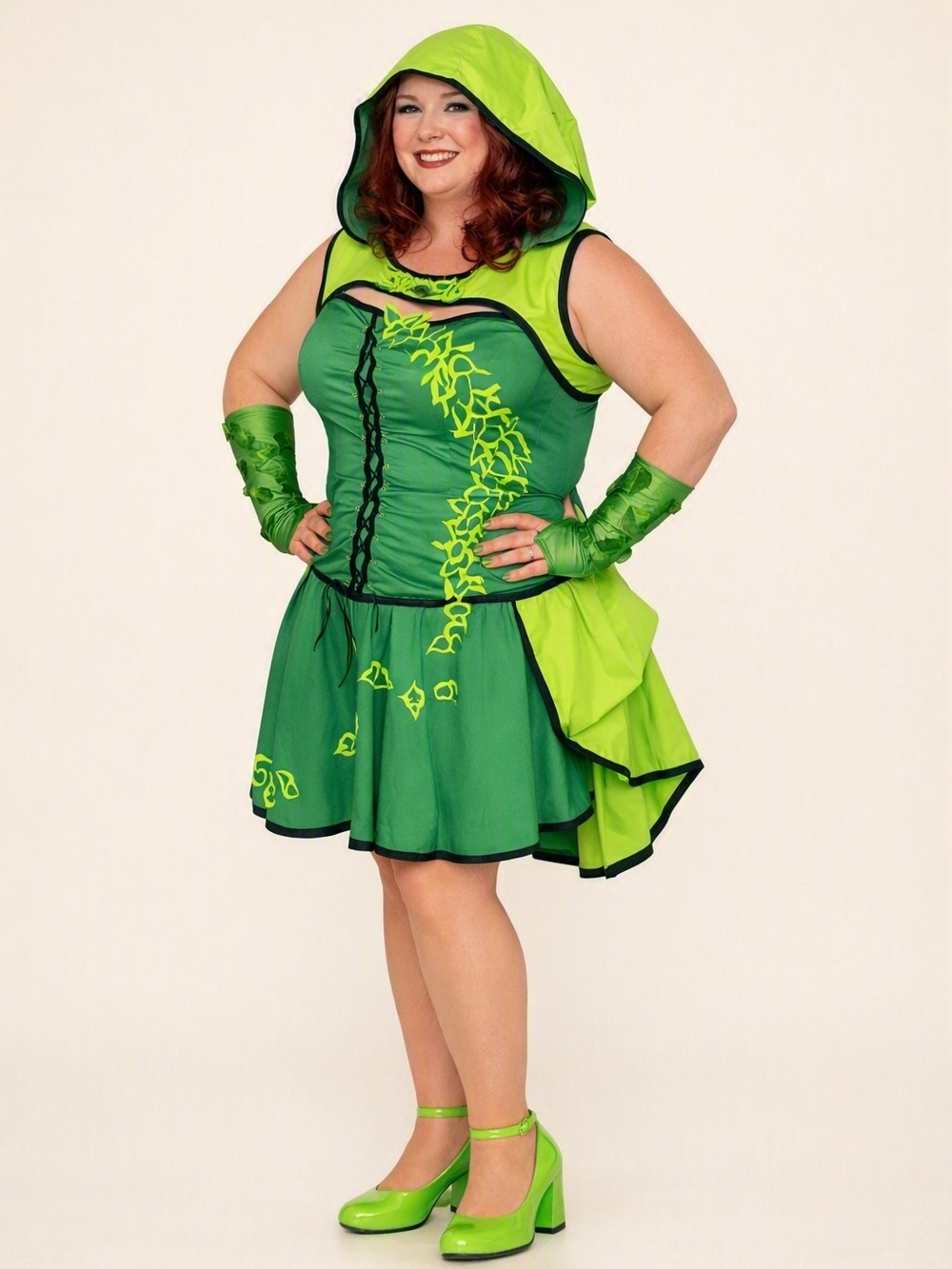 One Of A Kind Steampunk Poison Ivy Costume - Plus Size 2X/18 - Picture 2 of 14